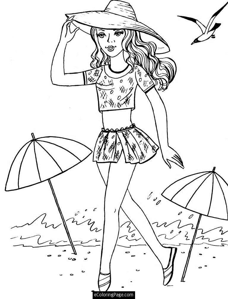 55 Beach Coloring Book Pages 15