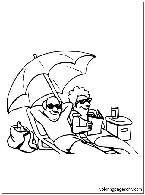 55 Beach Coloring Book Pages 23