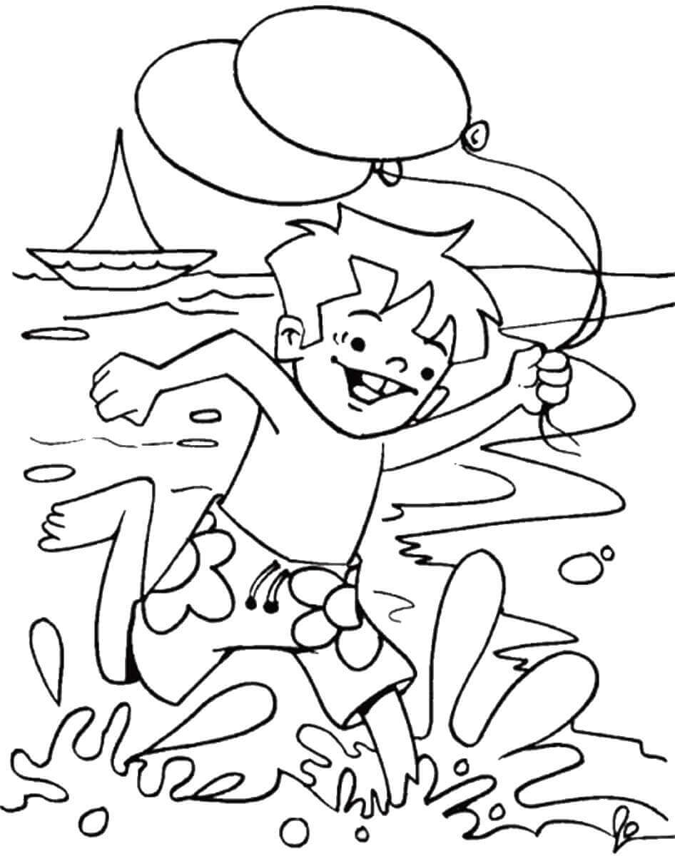 55 Beach Coloring Book Pages 27