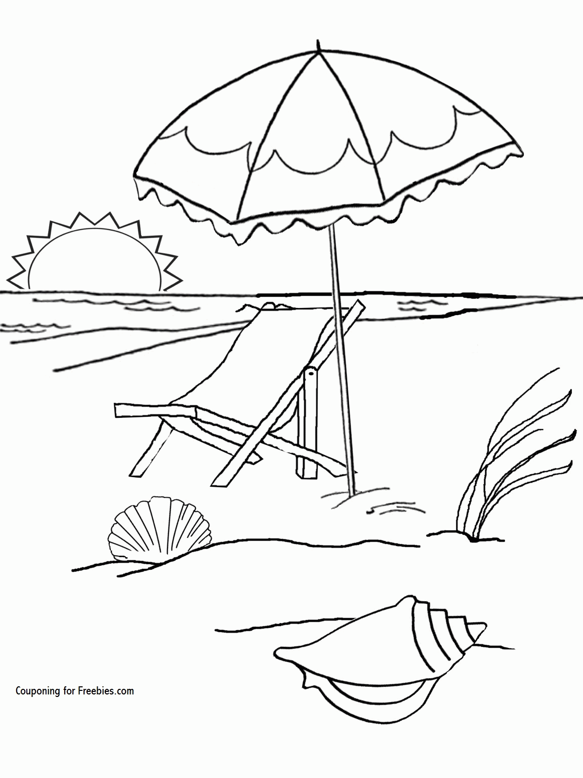 55 Beach Coloring Book Pages 35