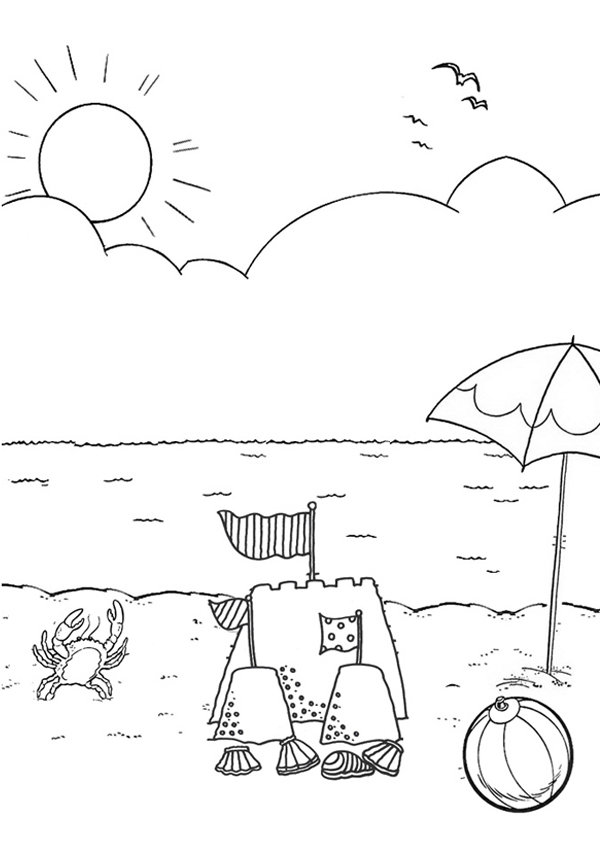 55 Beach Coloring Book Pages 58