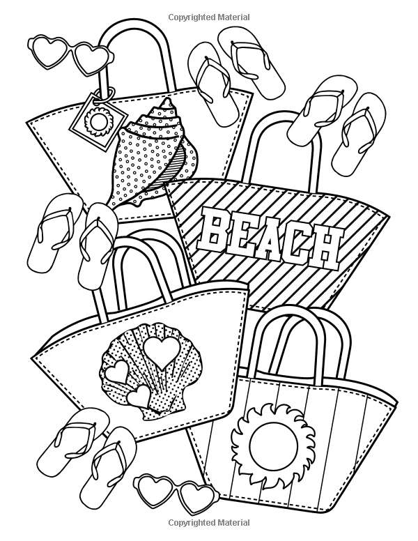 55 Beach Coloring Book Pages 75