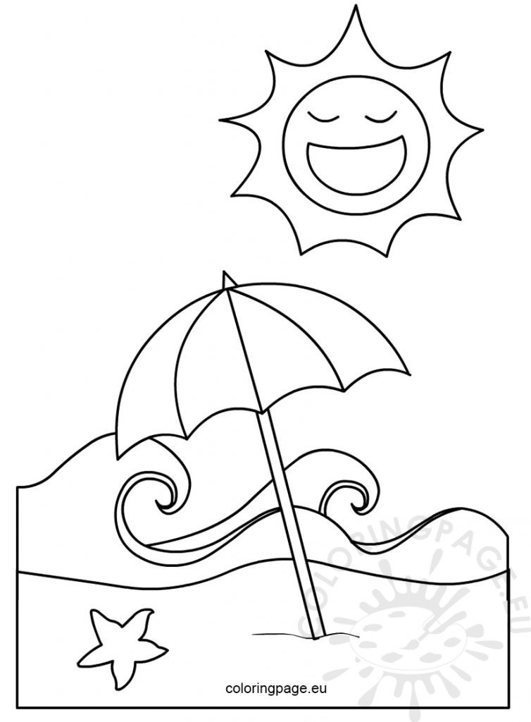 55 Beach Coloring Book Pages 77