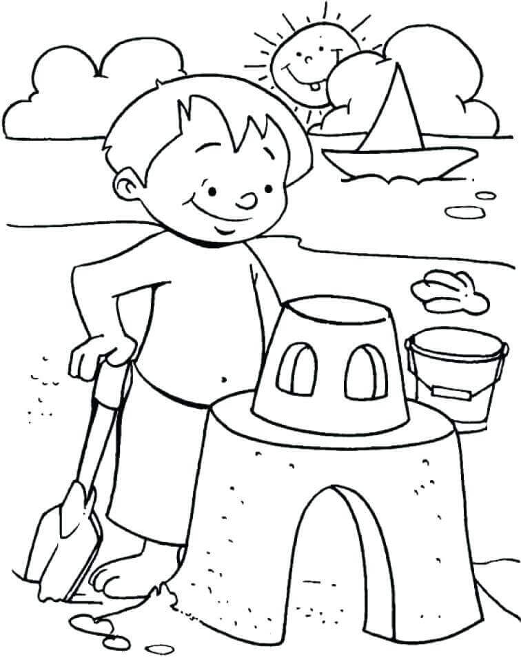 55 Beach Coloring Book Pages 92