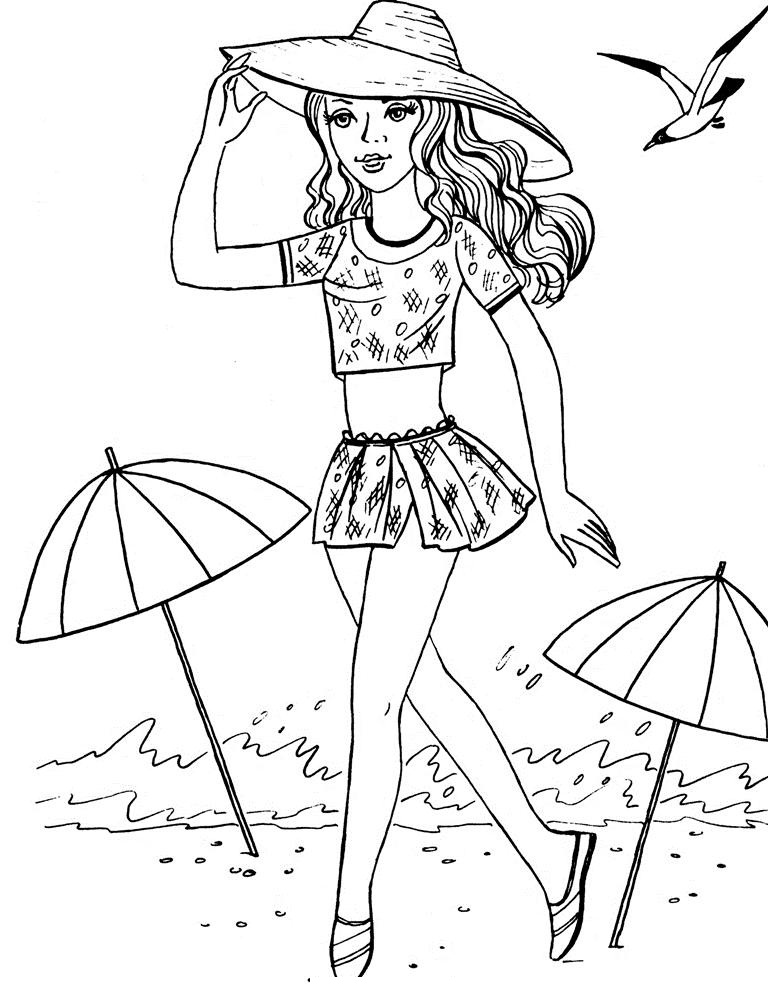 55 Beach Coloring Book Pages 93