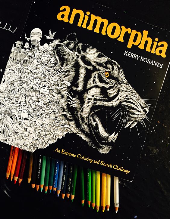 Animorphia Coloring Book 10