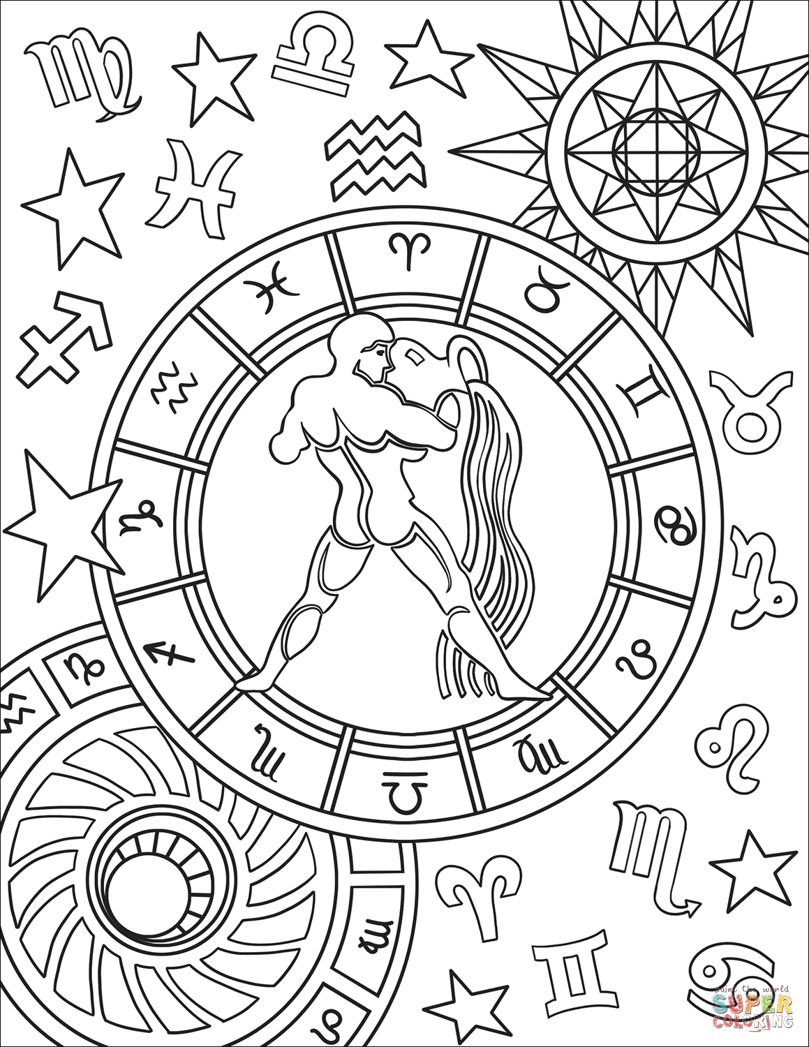 Astrology Coloring Book 26