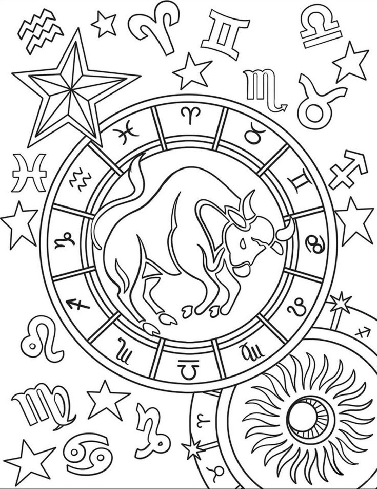 Astrology Coloring Book 27