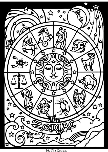 Astrology Coloring Book 29