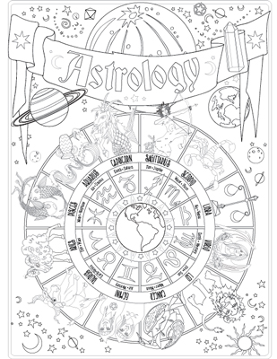 Astrology Coloring Book 53