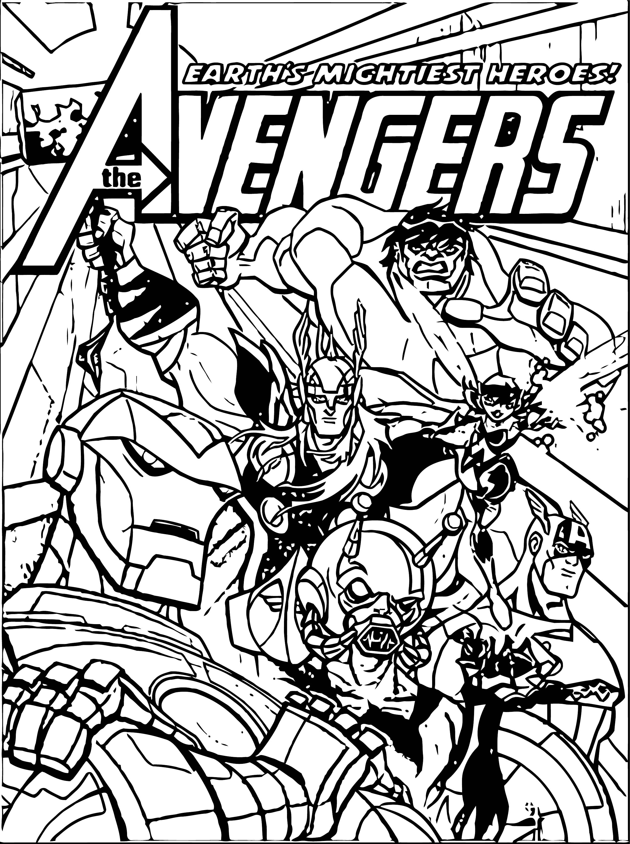 Avengers Coloring Book 15