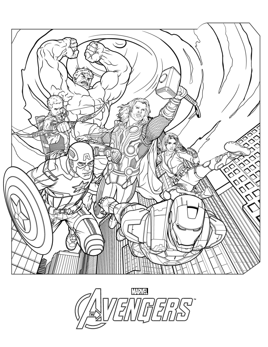 Avengers Coloring Book 25