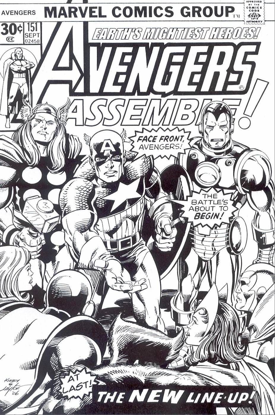 Avengers Coloring Book 3