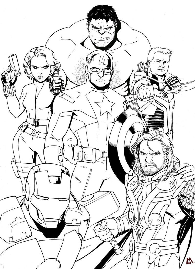 Avengers Coloring Book 31