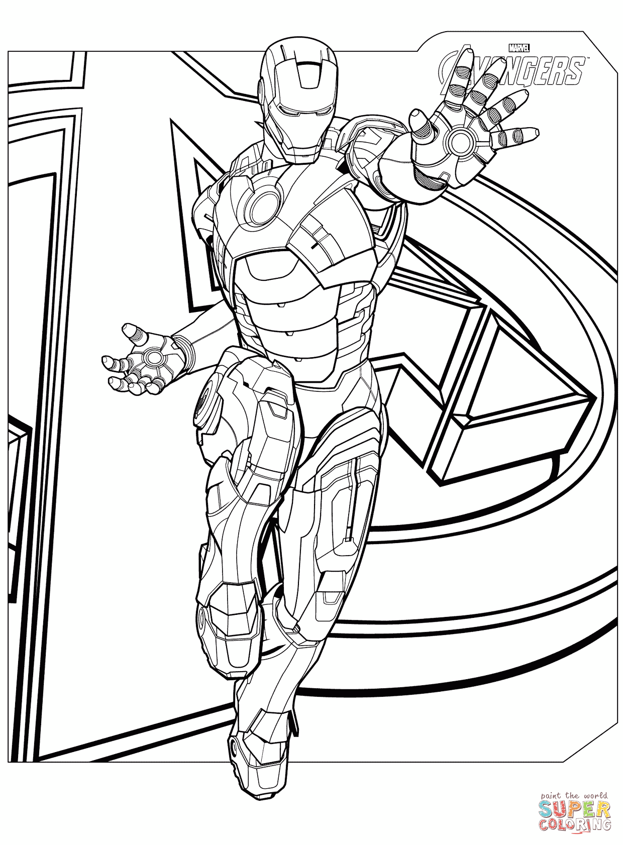 Avengers Coloring Book 37