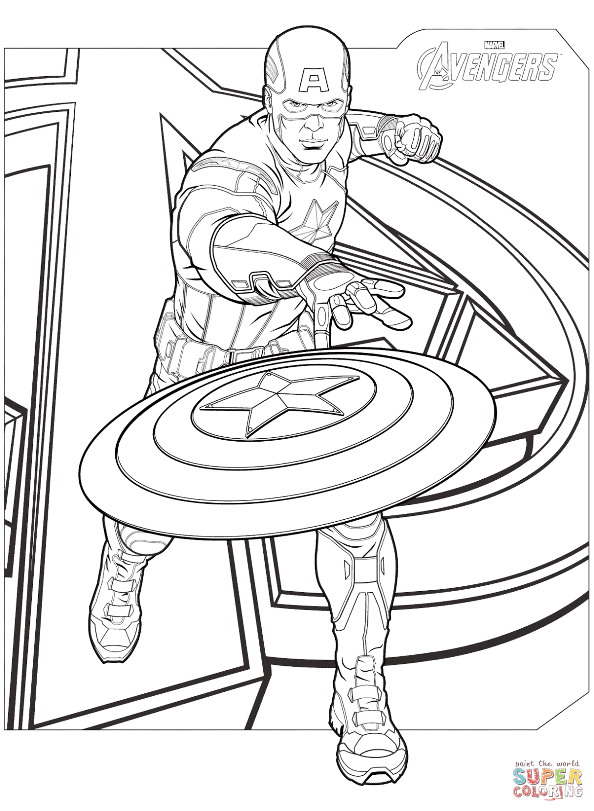 Avengers Coloring Book 44