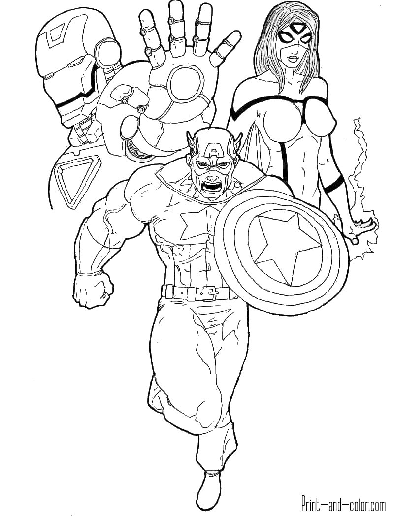 Avengers Coloring Book 45