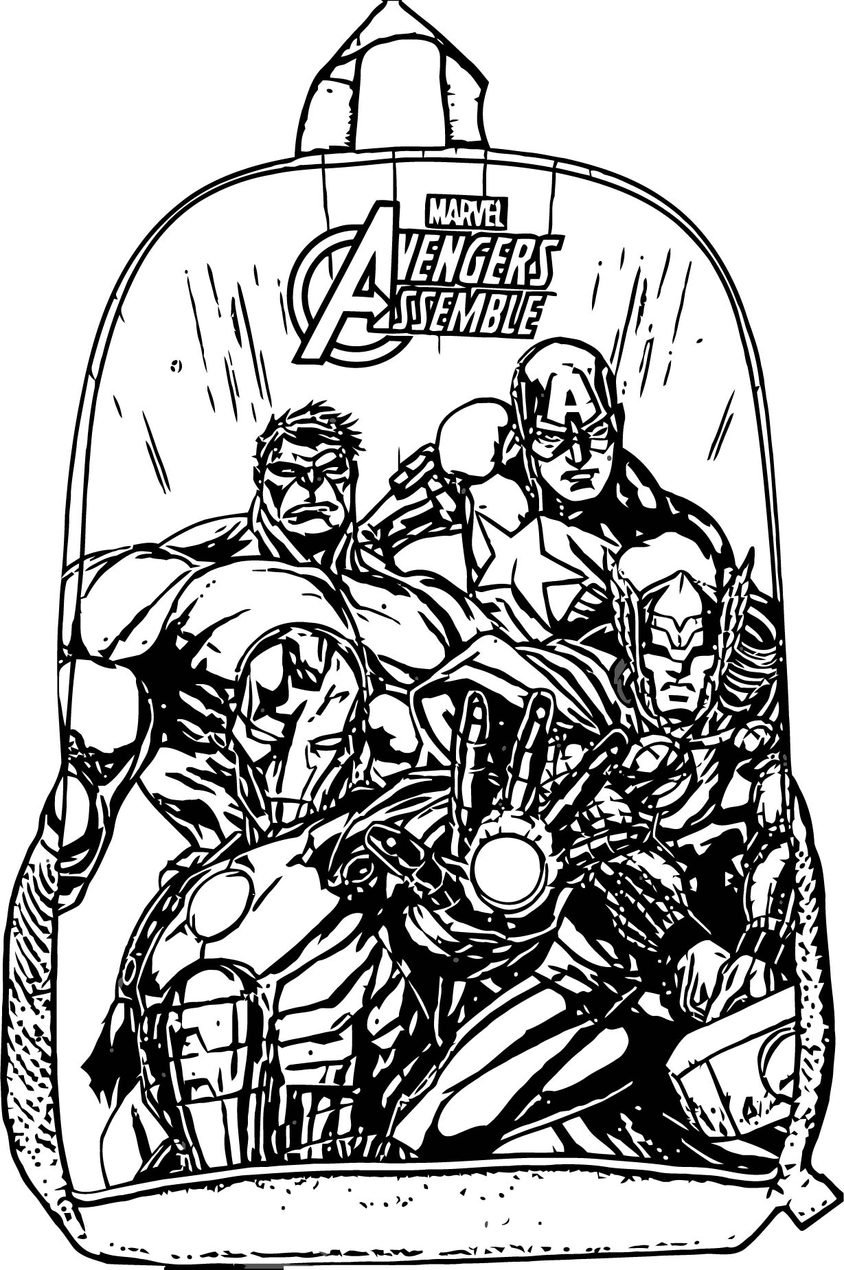 Avengers Coloring Book 46