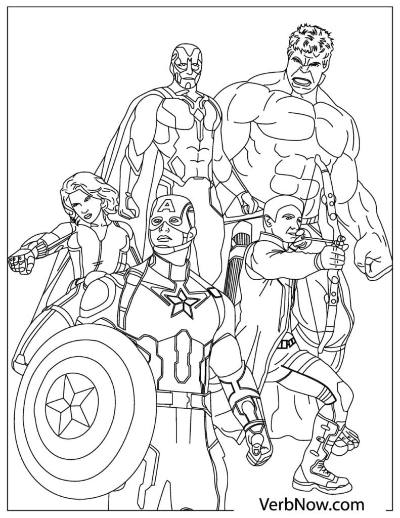 Avengers Coloring Book 47