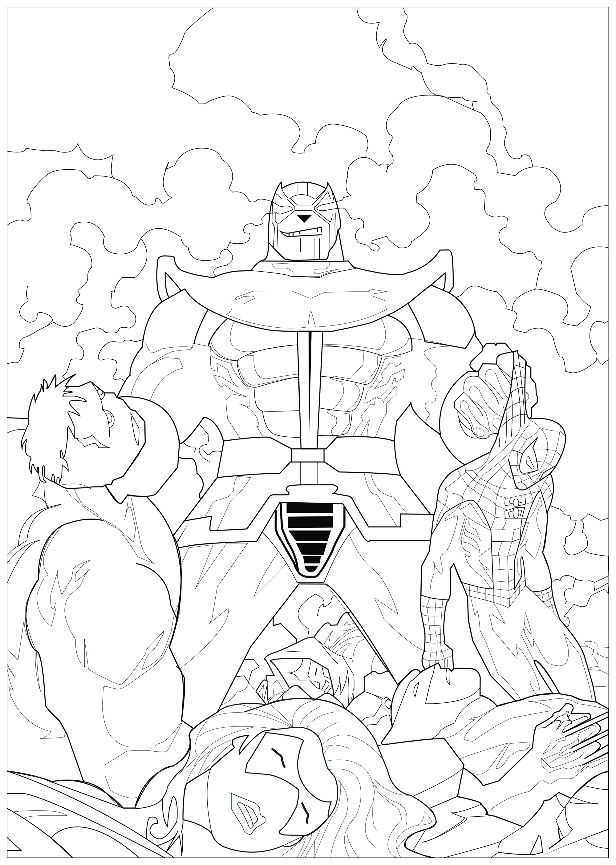 Avengers Coloring Book 48