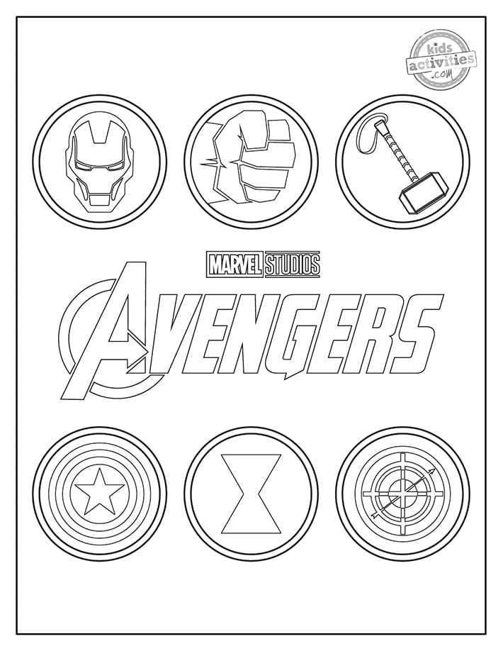 Avengers Coloring Book 5