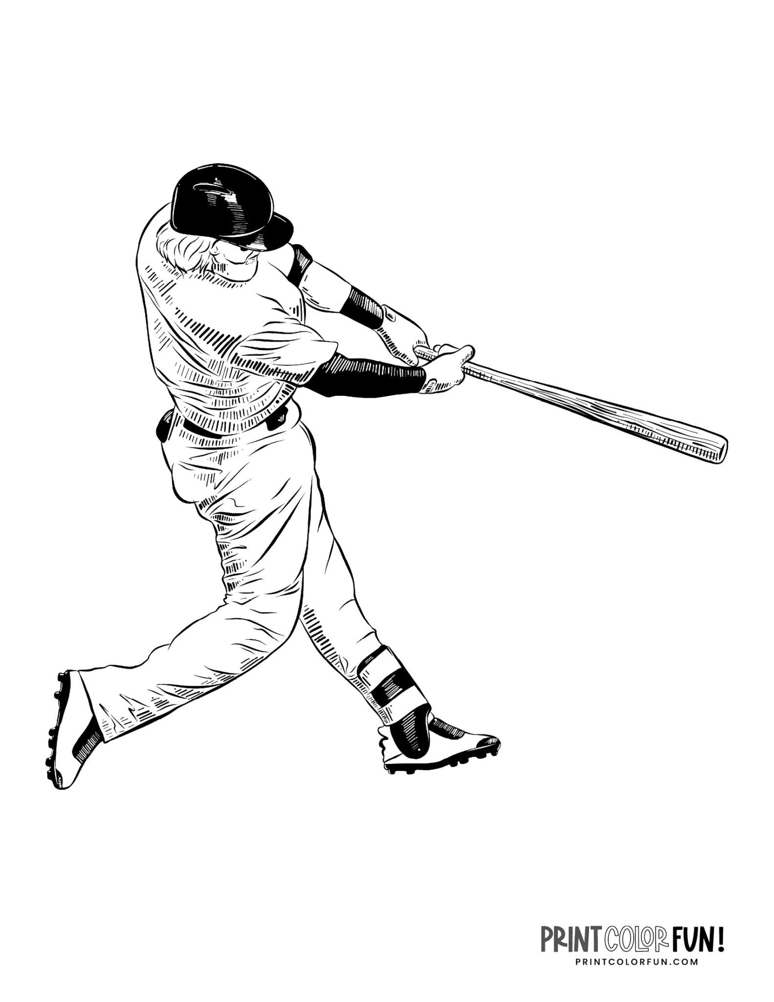 Baseball Coloring Book 13