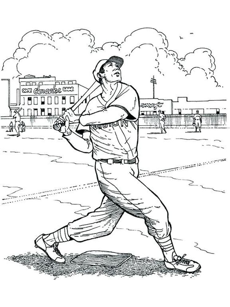 Baseball Coloring Book 15