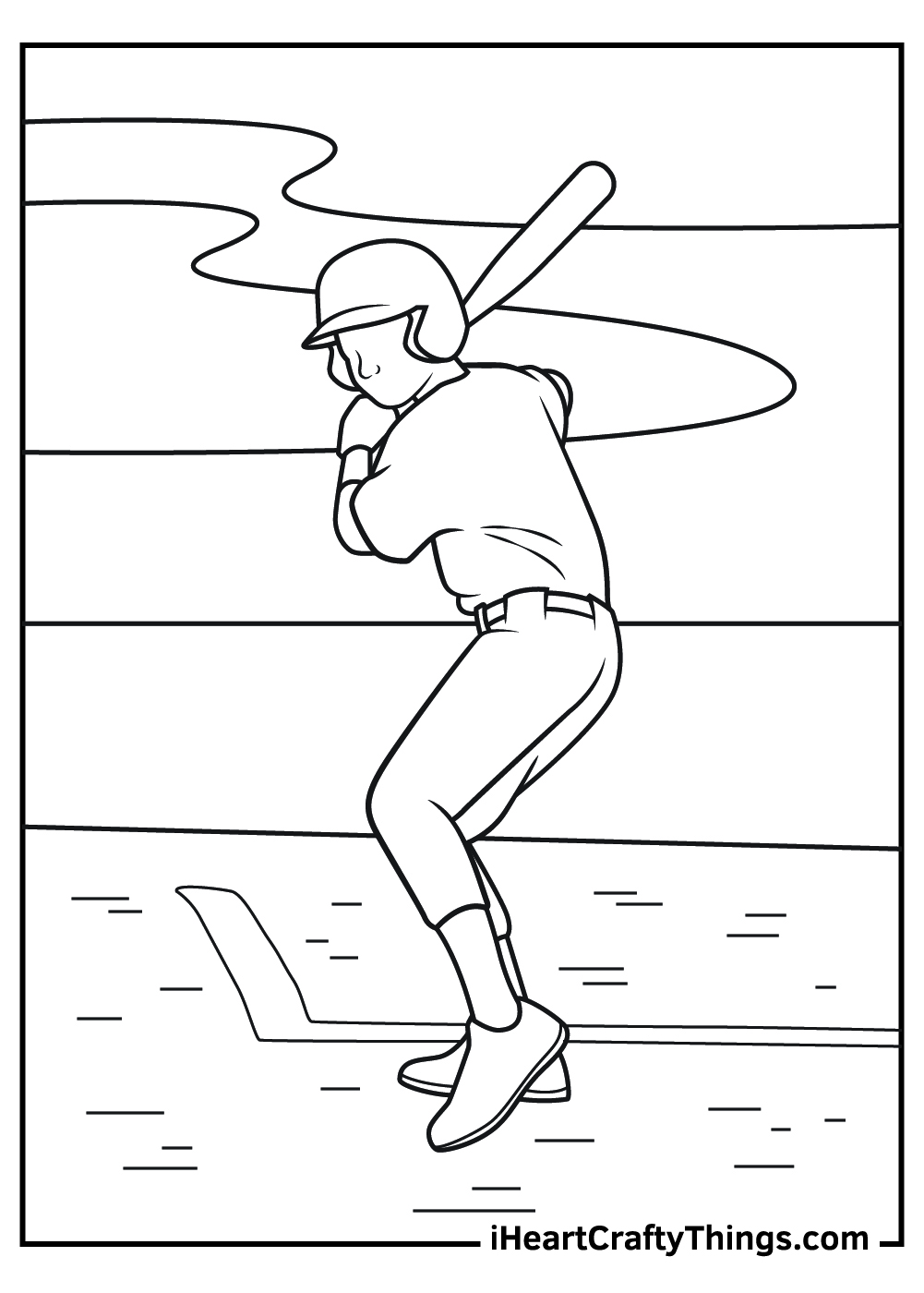 Baseball Coloring Book 16