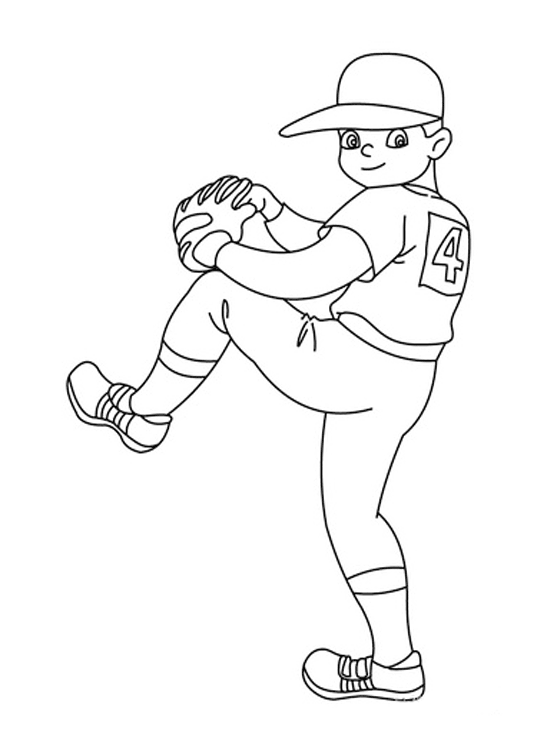 Baseball Coloring Book 28