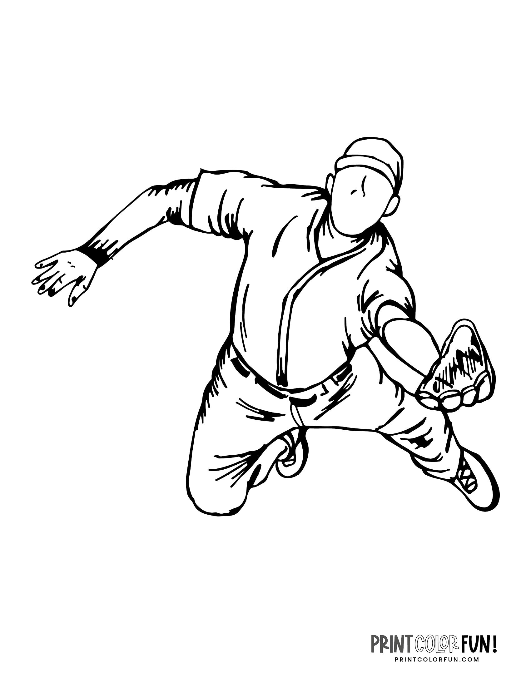 Baseball Coloring Book 5