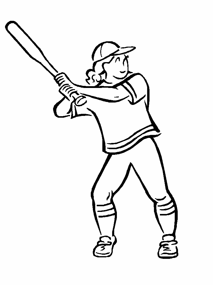 Baseball Coloring Book 55