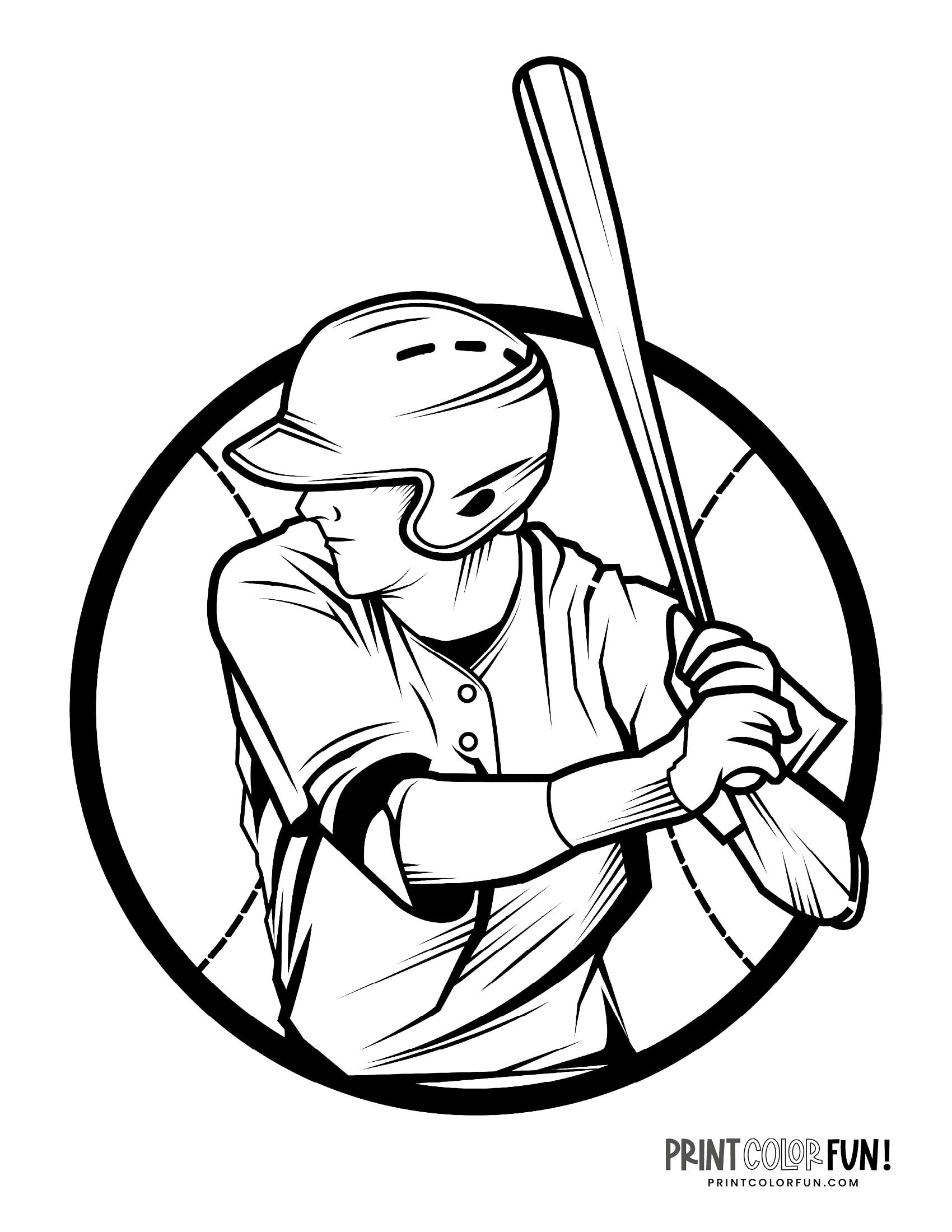 Baseball Coloring Book 57