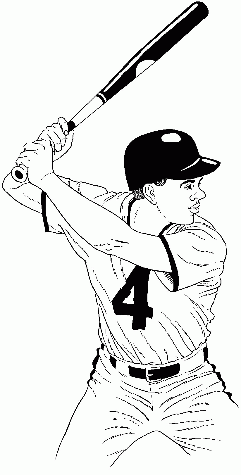 Baseball Coloring Book 58