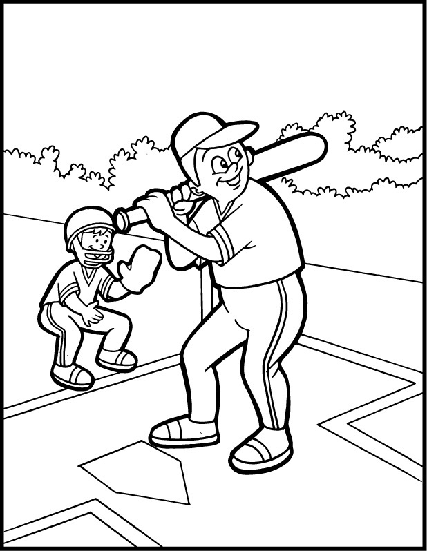 Baseball Coloring Book 59