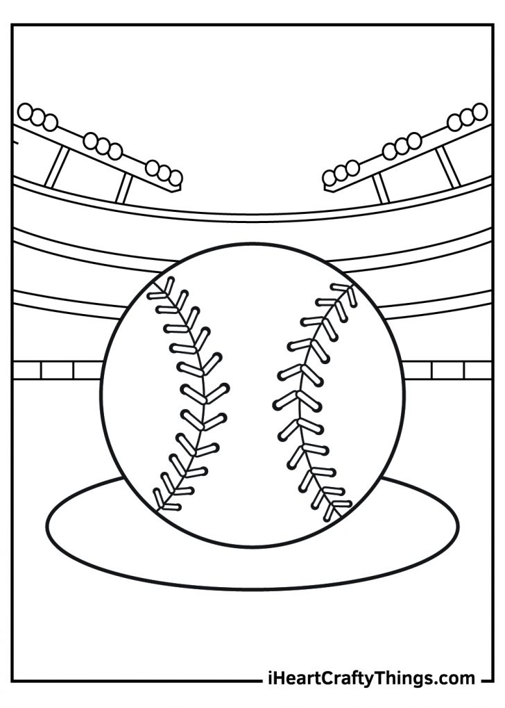 Baseball Coloring Book 61