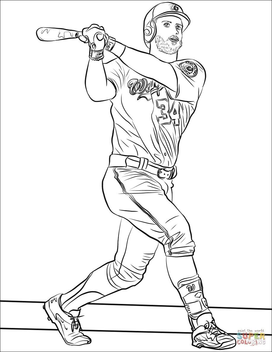 Baseball Coloring Book 69