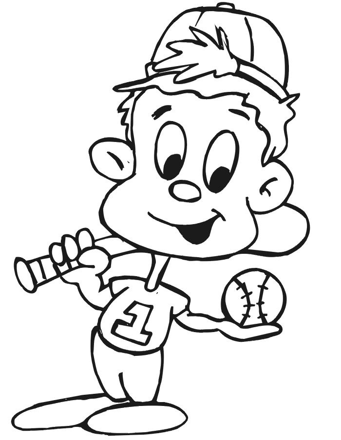 Baseball Coloring Book 83