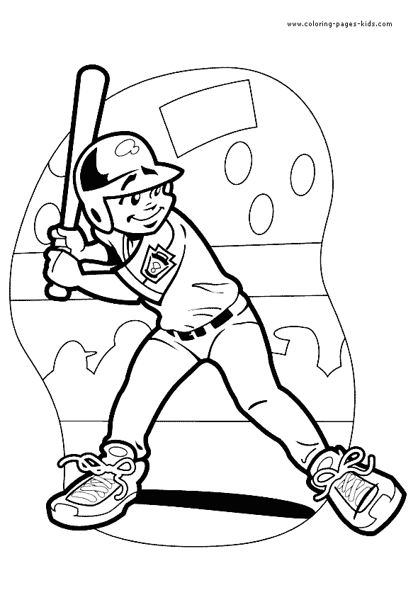 Baseball Coloring Book 9