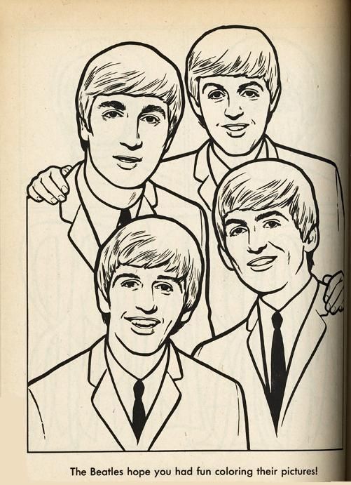 30 Beatles Coloring Book 14