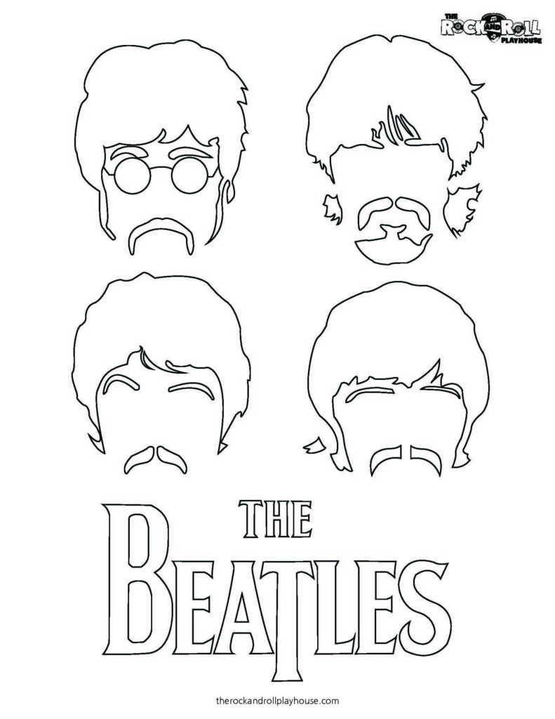 30 Beatles Coloring Book 29