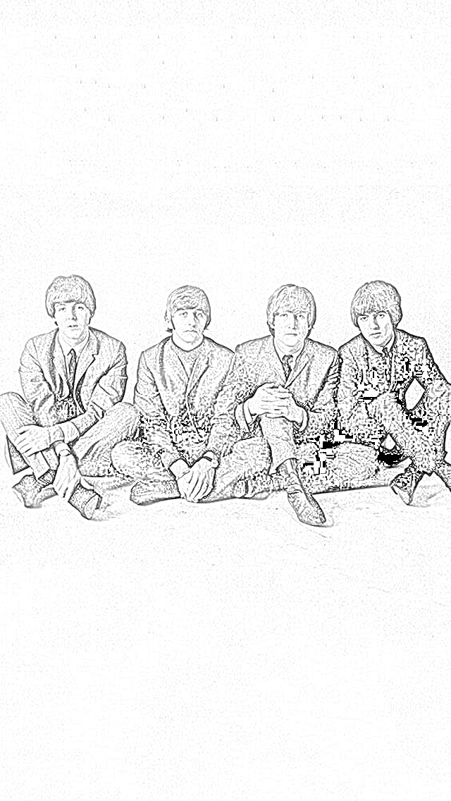 30 Beatles Coloring Book 33