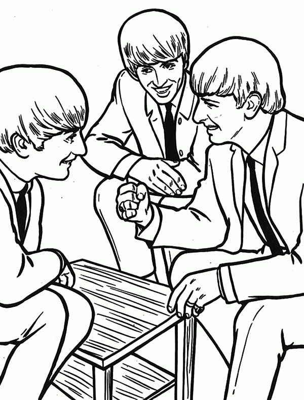 30 Beatles Coloring Book 6