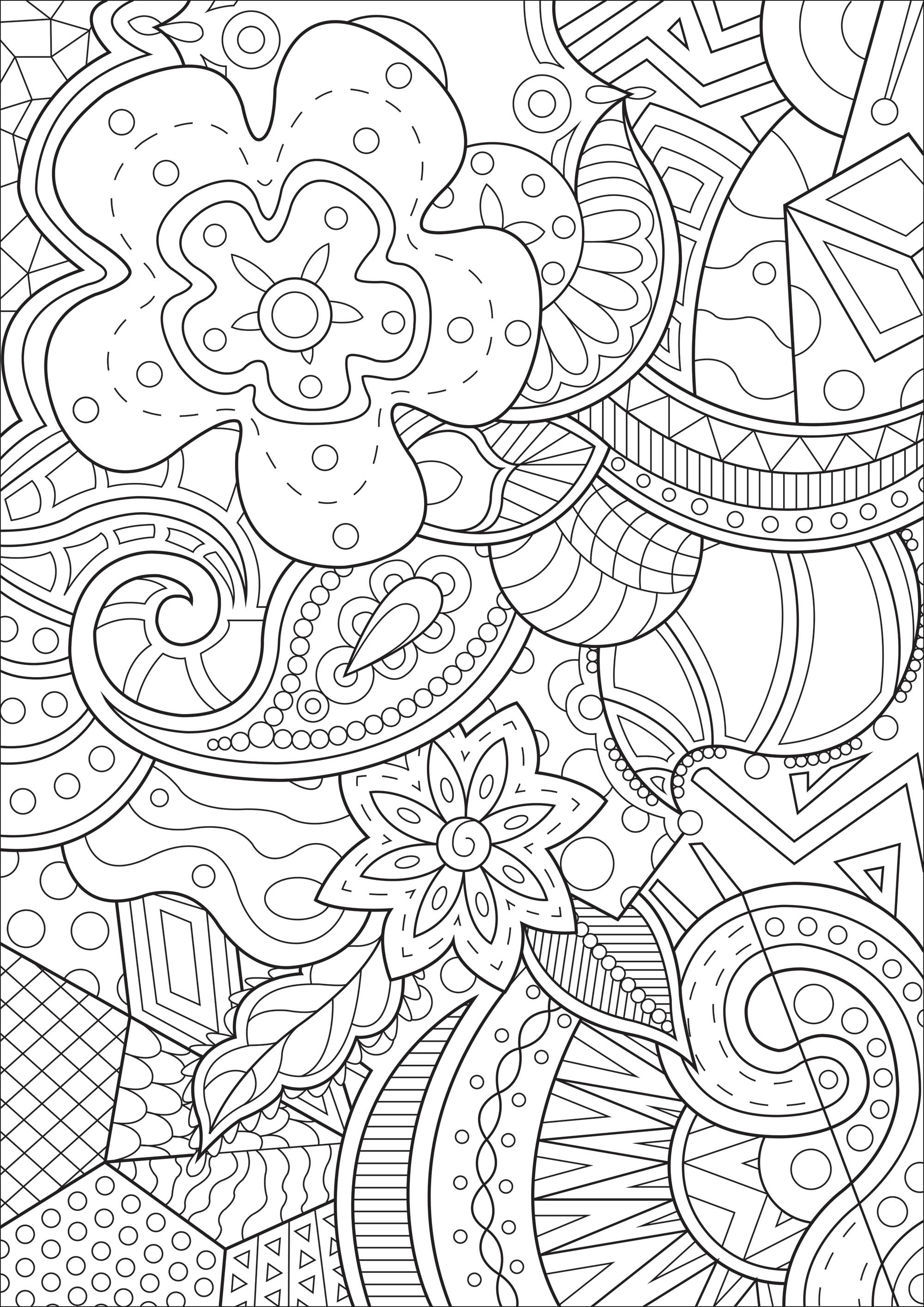 35 Black Background Coloring Books 28