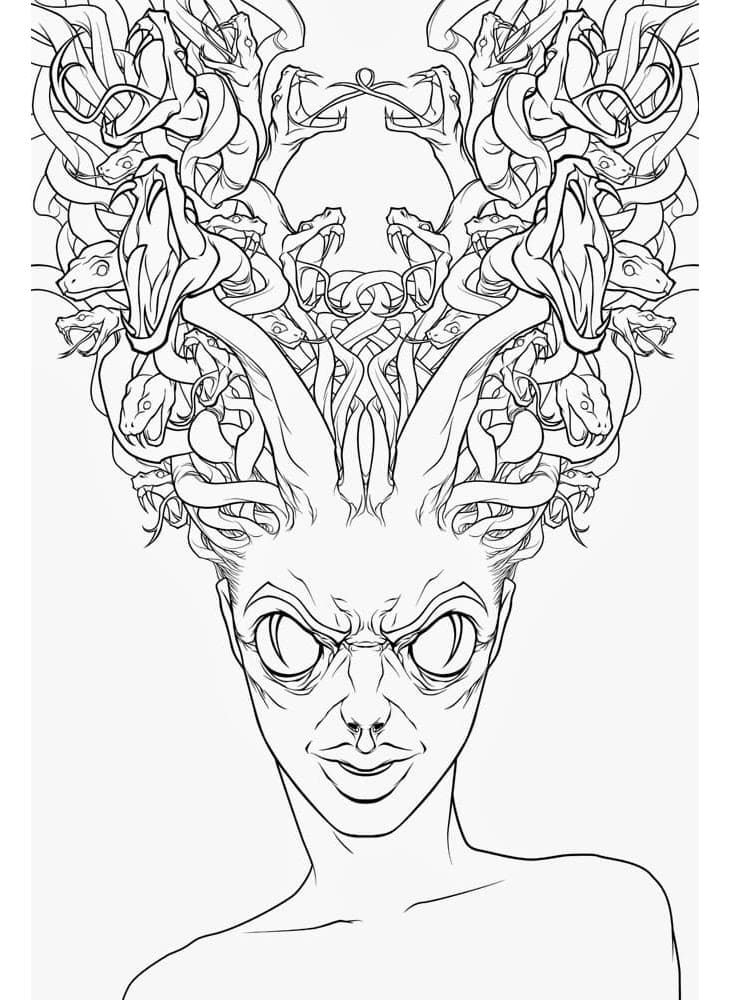 45 Beauty In Horror Coloring Book 11