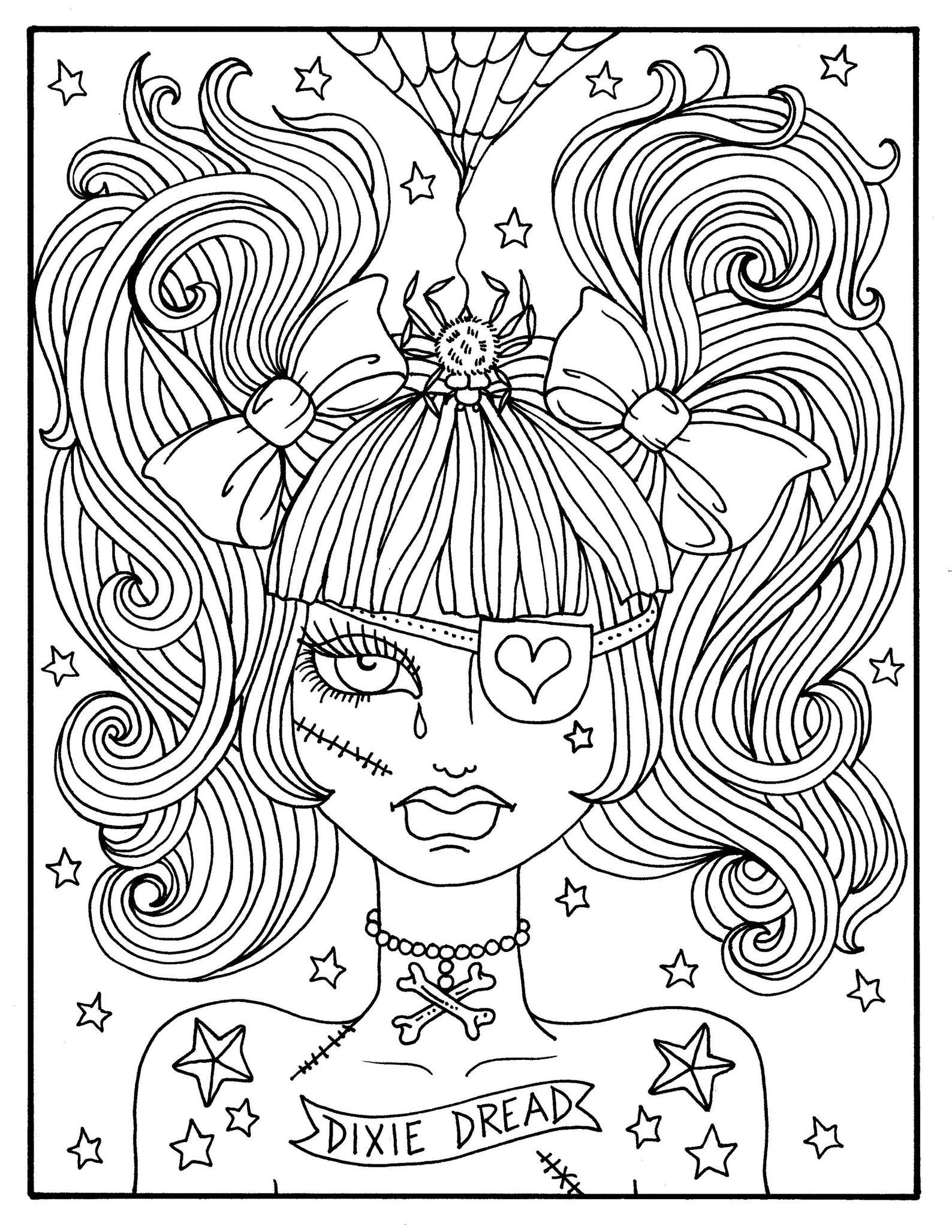 45 Beauty In Horror Coloring Book 3