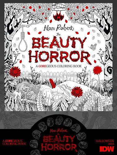 45 Beauty In Horror Coloring Book 38