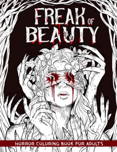 45 Beauty In Horror Coloring Book 60