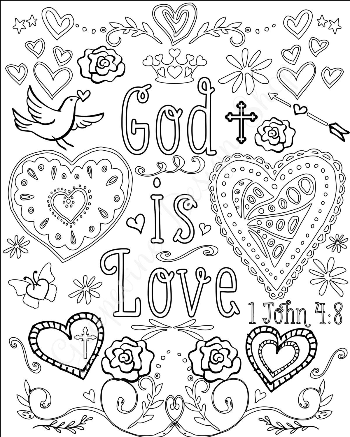 45 Christian Coloring Books For Adults 9