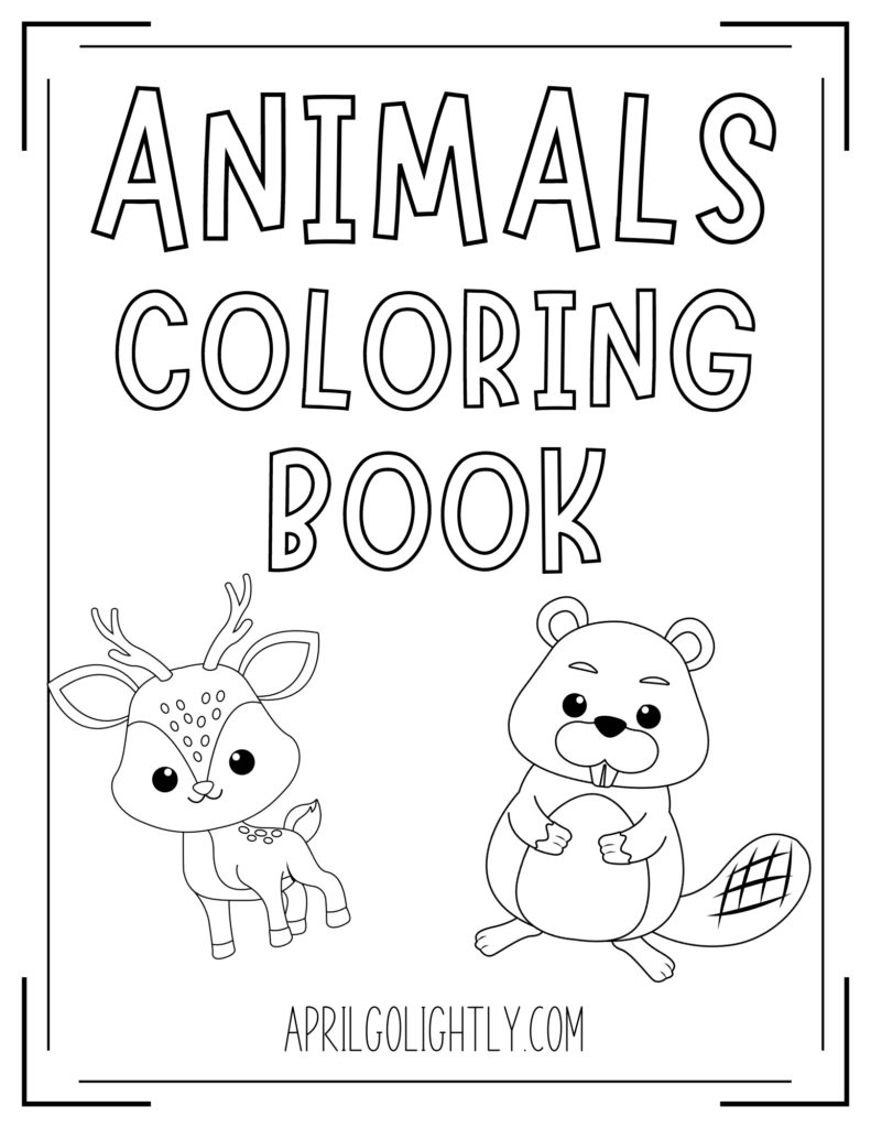 45 Coloring Book Animal 4