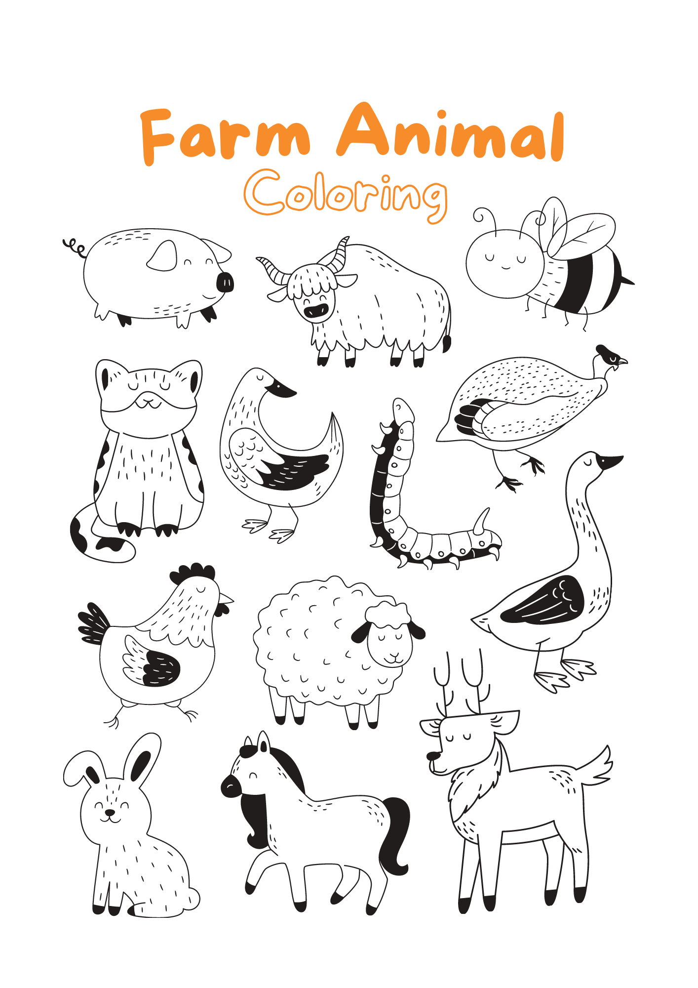 45 Coloring Book Animal 42